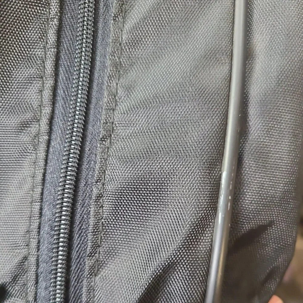 Jordache Black Garment Hanging Travel Luggage Bag Suit Dress Carrier EUC